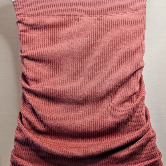 SUNDRY FOR EVEREVE RUCHED SIDE TUBE TOP MAUVE PINK SZ 1/SM - Picture 3 of 6